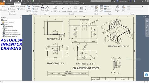 sheet metal drafting template|simple sheet metal drawings.